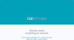 Desktop Screenshot of cgeestudio.com